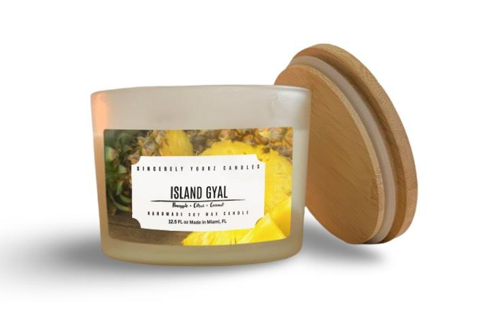 ISLAND GYAL 12.5 oz 3 WICK CANDLE